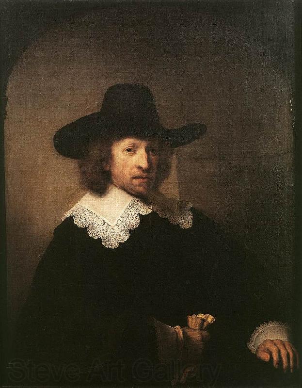 REMBRANDT Harmenszoon van Rijn Portrait of Nicolaas van Bambeeck dg Germany oil painting art